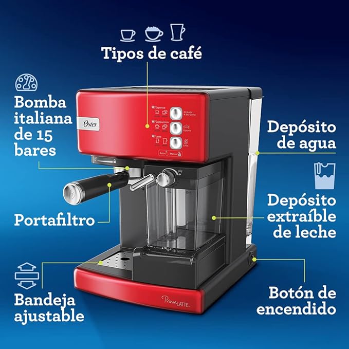 Cafetera automática de espresso Oster