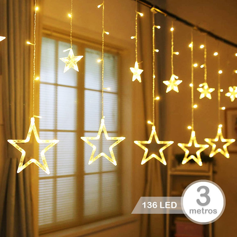 Extensión de Luces con Estrella - Navidad