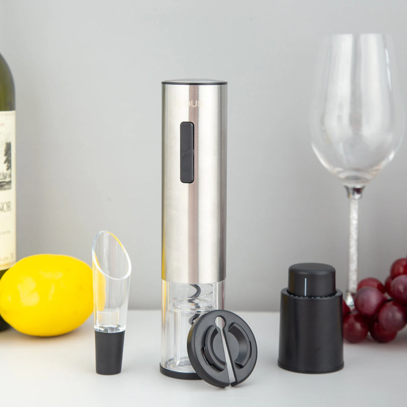 Set Sacacorchos Eléctrico Para Vino